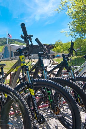 bike rentals at Loon Mountain Resort, NH
