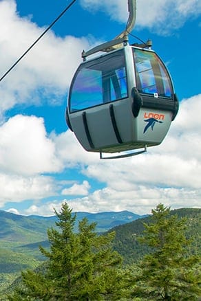 picture of Loon Mountain's 4-passender gondola skyride