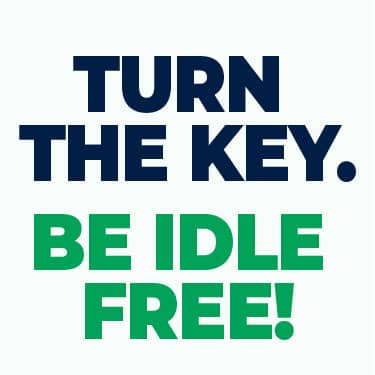 Turn the Key, Be Idle Free logo