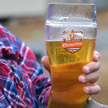 picture of person holding a glass of beer