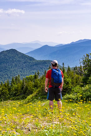 Hiking on Loon Mountain, NH